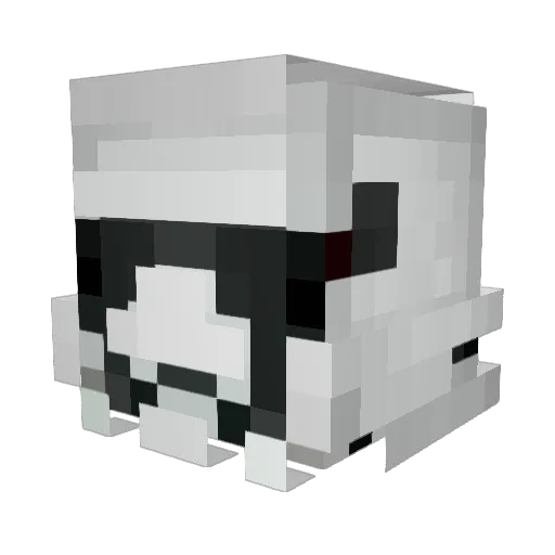 sakunosuke Minecraft avatar head, 3D render