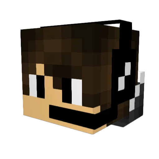 sakura1368 Minecraft avatar head, 3D render