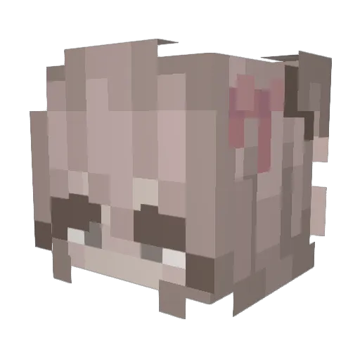 sakura918 Minecraft avatar head, 3D render