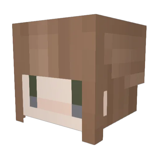 sakura_0122 Minecraft avatar head, 3D render