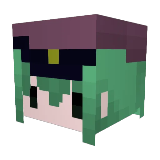 sakuratree39 Minecraft avatar head, 3D render