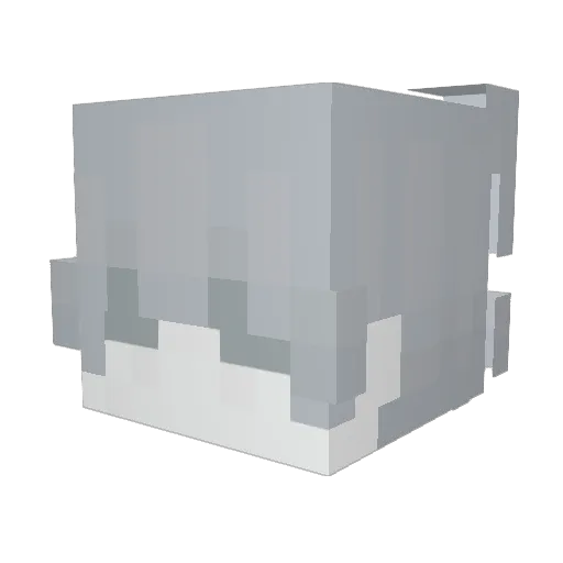 sakuzahs Minecraft avatar head, 3D render