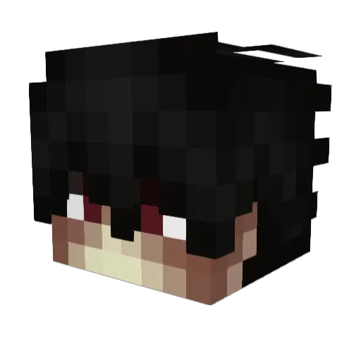 sal1n6 Minecraft avatar head, 3D render