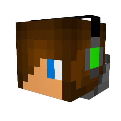 salaah12 Minecraft avatar head, 3D render
