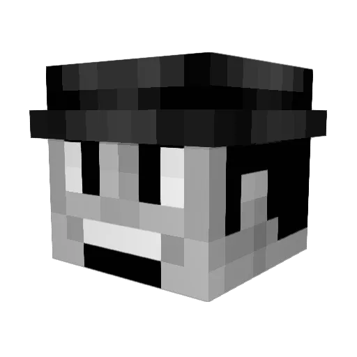 saladanders Minecraft avatar head, 3D render