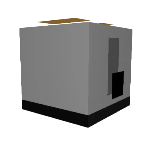 saladass5 Minecraft avatar head, 3D render