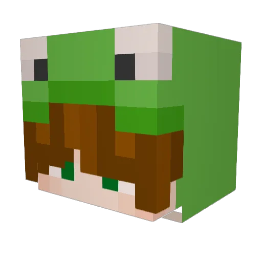 saladjoey Minecraft avatar head, 3D render