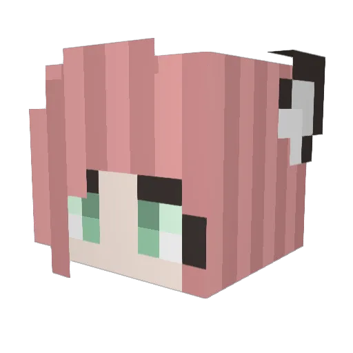 saladlover333 Minecraft avatar head, 3D render