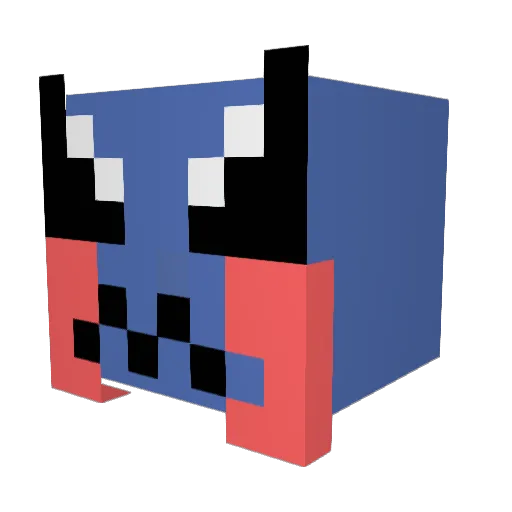 salamik_ Minecraft avatar head, 3D render