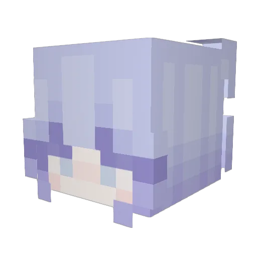 salatikk Minecraft avatar head, 3D render