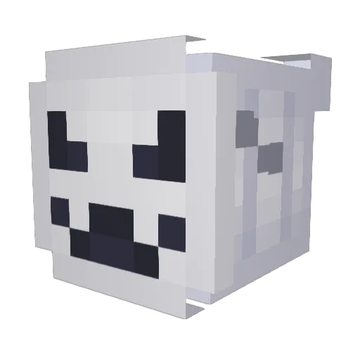 salgernon Minecraft avatar head, 3D render