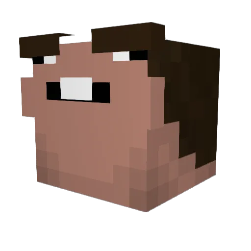 salihyrk Minecraft avatar head, 3D render