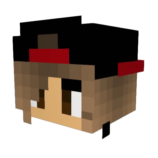 salim_X Minecraft avatar head, 3D render