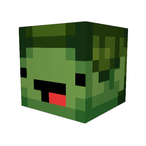 sallback1 Minecraft avatar head, 3D render