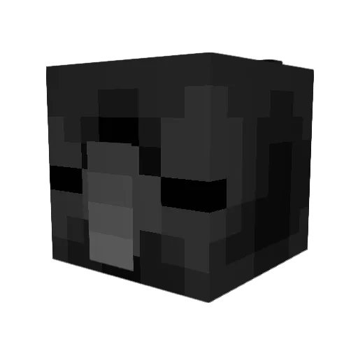 sallycrow Minecraft avatar head, 3D render
