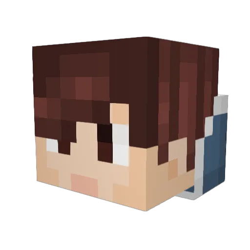 salmankw Minecraft avatar head, 3D render