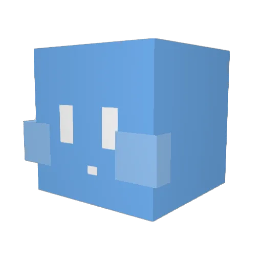 salmon2022 Minecraft avatar head, 3D render