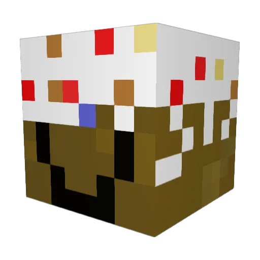 salmoq Minecraft avatar head, 3D render