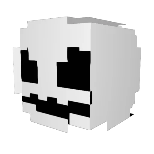 salsacracker Minecraft avatar head, 3D render