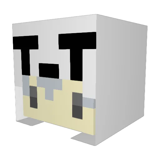 salt_1006 Minecraft avatar head, 3D render