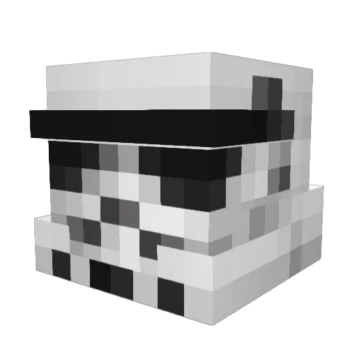 saltentrovert Minecraft avatar head, 3D render