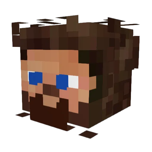 saltyeggz Minecraft avatar head, 3D render