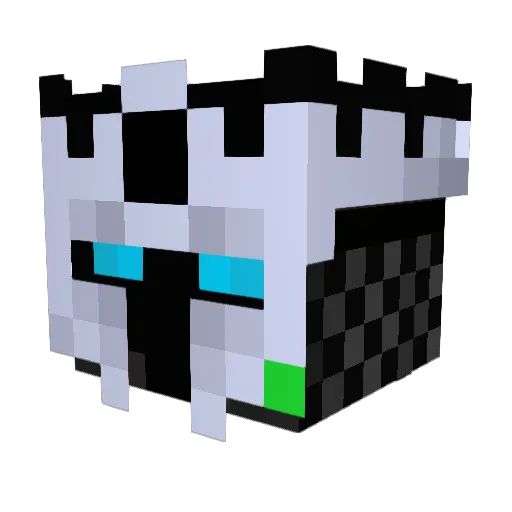 saltyshot Minecraft avatar head, 3D render