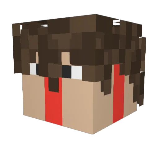 salvan3 Minecraft avatar head, 3D render
