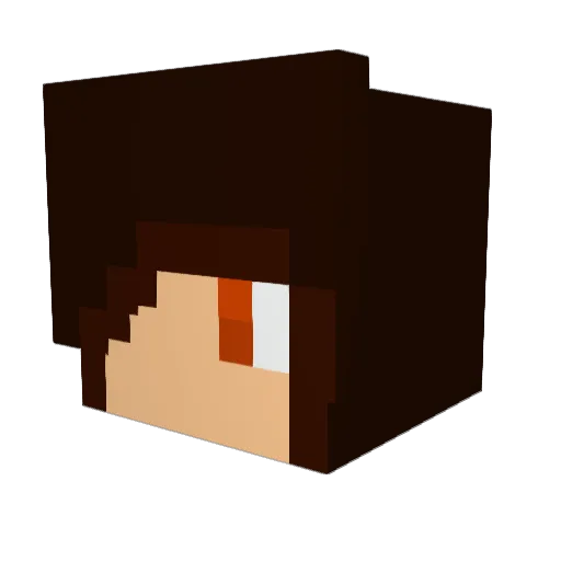salvo91able Minecraft avatar head, 3D render