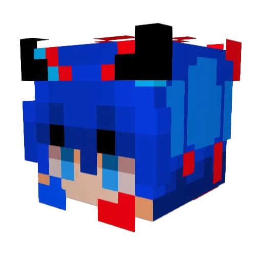 sam04878 Minecraft avatar head, 3D render