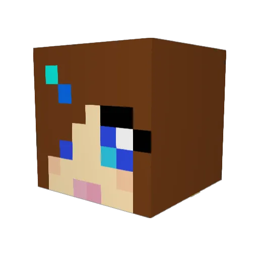 sam0731 Minecraft avatar head, 3D render