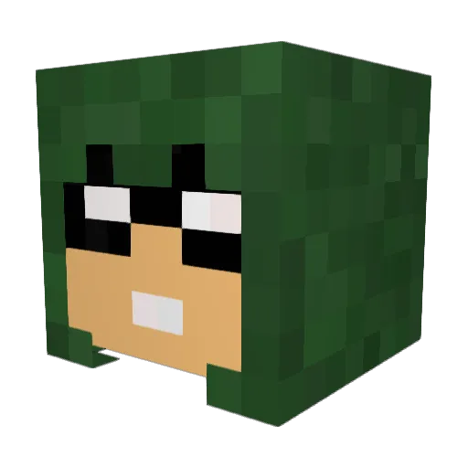 sam1boy Minecraft avatar head, 3D render