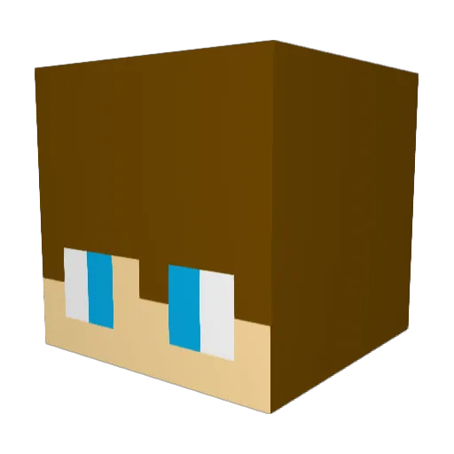 sam23333 Minecraft avatar head, 3D render