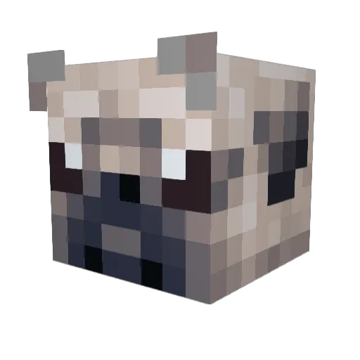 sam2m Minecraft avatar head, 3D render