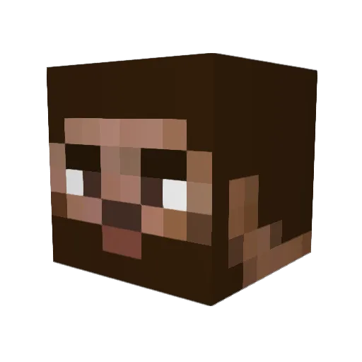 sam309 Minecraft avatar head, 3D render