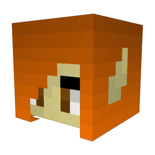 sam314159 Minecraft avatar head, 3D render