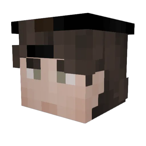 sam33497 Minecraft avatar head, 3D render