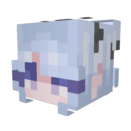 sam4kz Minecraft avatar head, 3D render