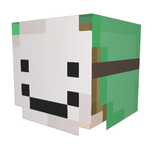 sam63cod Minecraft avatar head, 3D render