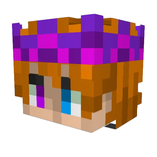 sam8086 Minecraft avatar head, 3D render