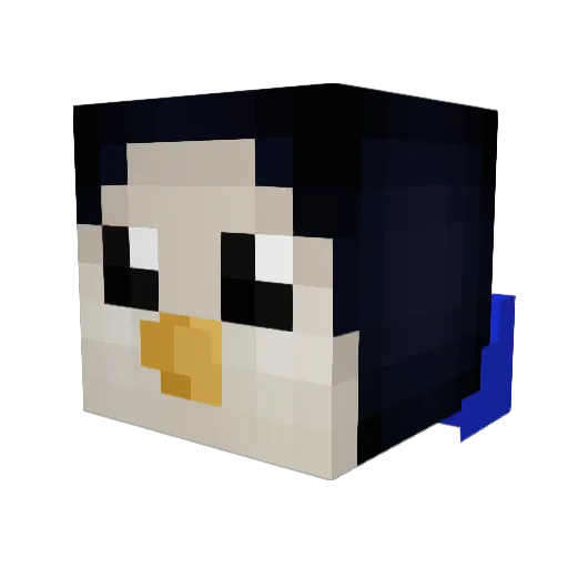 sam_mourik Minecraft avatar head, 3D render