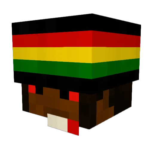 sam_p123 Minecraft avatar head, 3D render