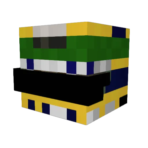 sam_the_boss01 Minecraft avatar head, 3D render