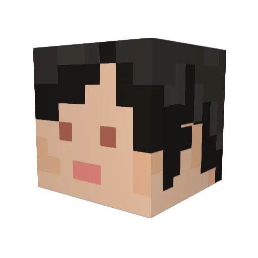 sam_thefrog Minecraft avatar head, 3D render