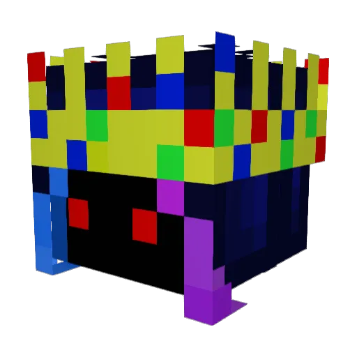 sama5890 Minecraft avatar head, 3D render