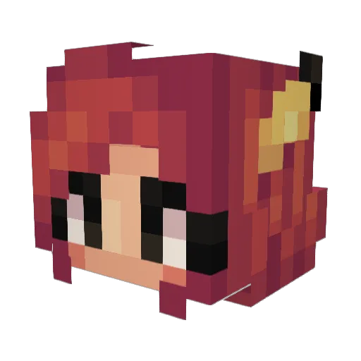 samab02 Minecraft avatar head, 3D render