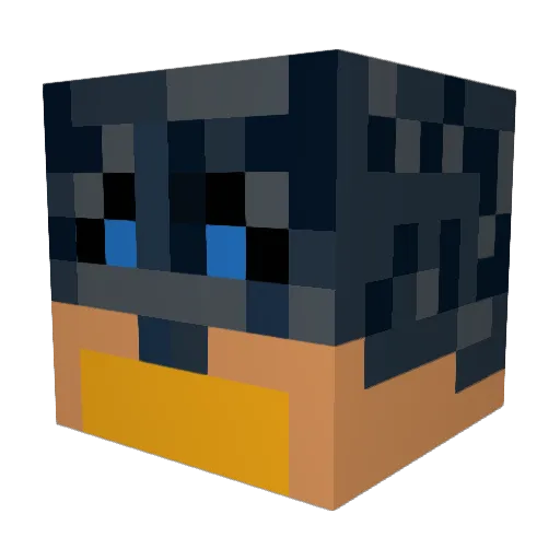 saman045 Minecraft avatar head, 3D render