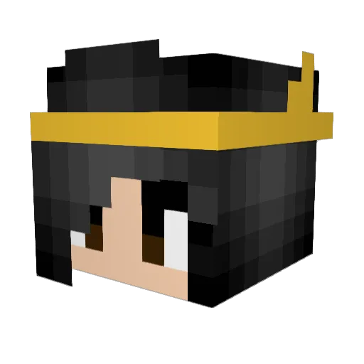 samantha_cs Minecraft avatar head, 3D render