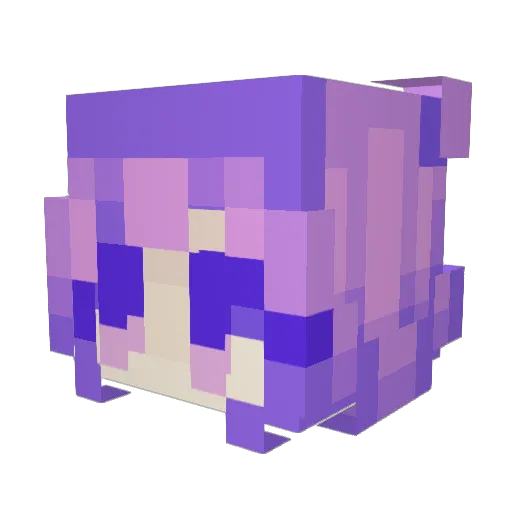 samanthas19 Minecraft avatar head, 3D render