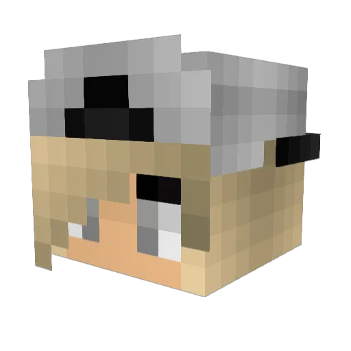 sambo3800 Minecraft avatar head, 3D render